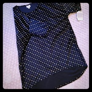 Black velvet lularoe Irma